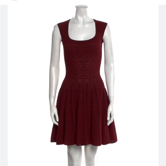 Alaïa scoop neck mini dress - Picture 2 of 8